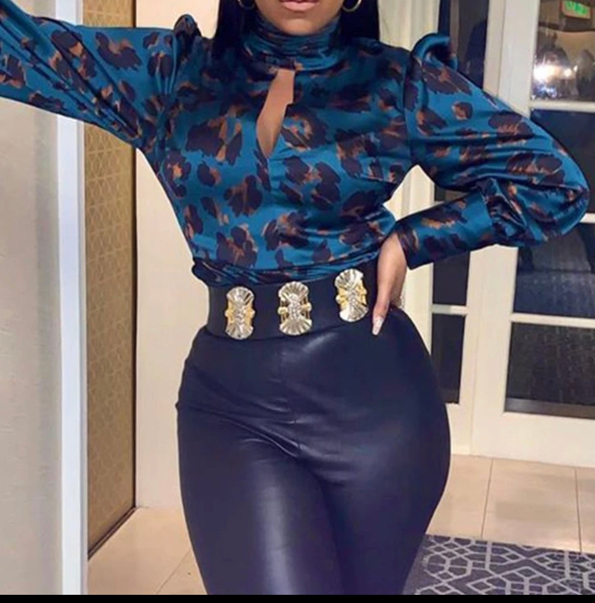 Turtleneck Long Sleeve Boho Blouses