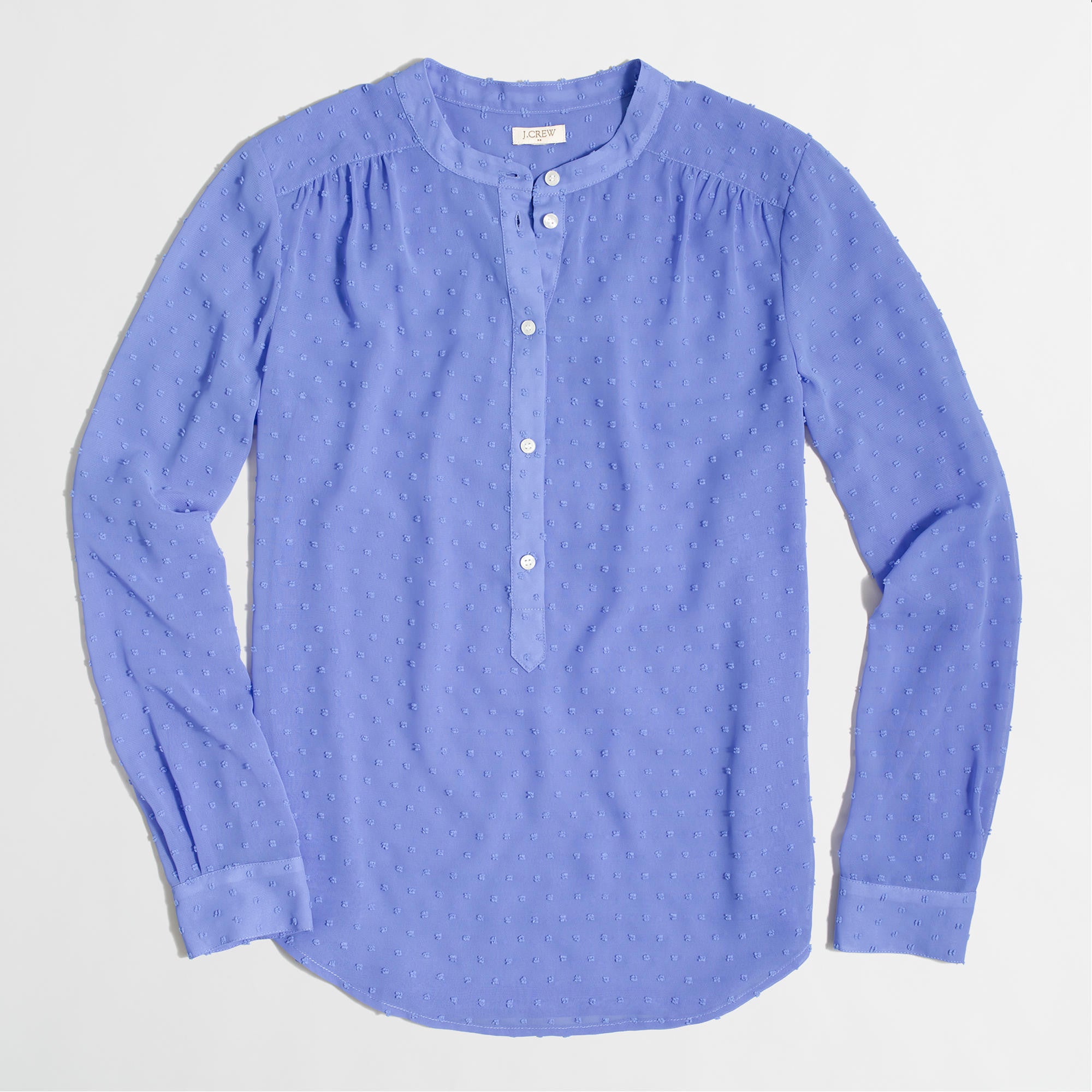 J.Crew Dot Chiffon Blouse