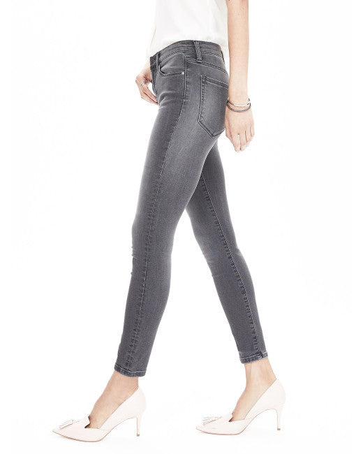 Banana Republic Gray Low Rise Skinny Jean