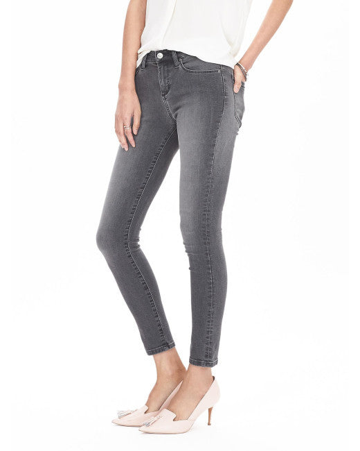 Banana Republic Gray Low Rise Skinny Jean