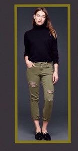 GAP GIRLFRIEND DISTRESS DENIM