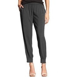 Banana Republic Woman's soft Cuff Ankle Zipper Pants