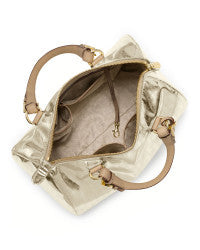 MICHAEL KORS PALE GOLD GRAYSON HANDBAGE/ACCESSORIES