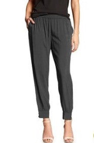 Banana Republic Woman's soft Cuff Ankle Zipper Pants