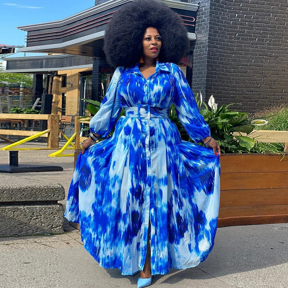Plus Size Boho Maxi Dress