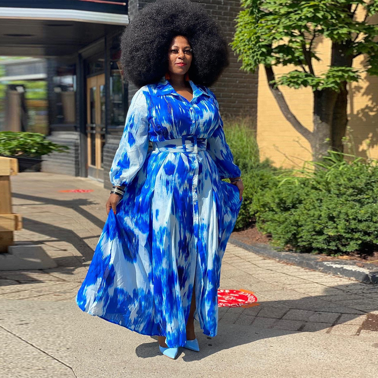 Plus Size Boho Maxi Dress