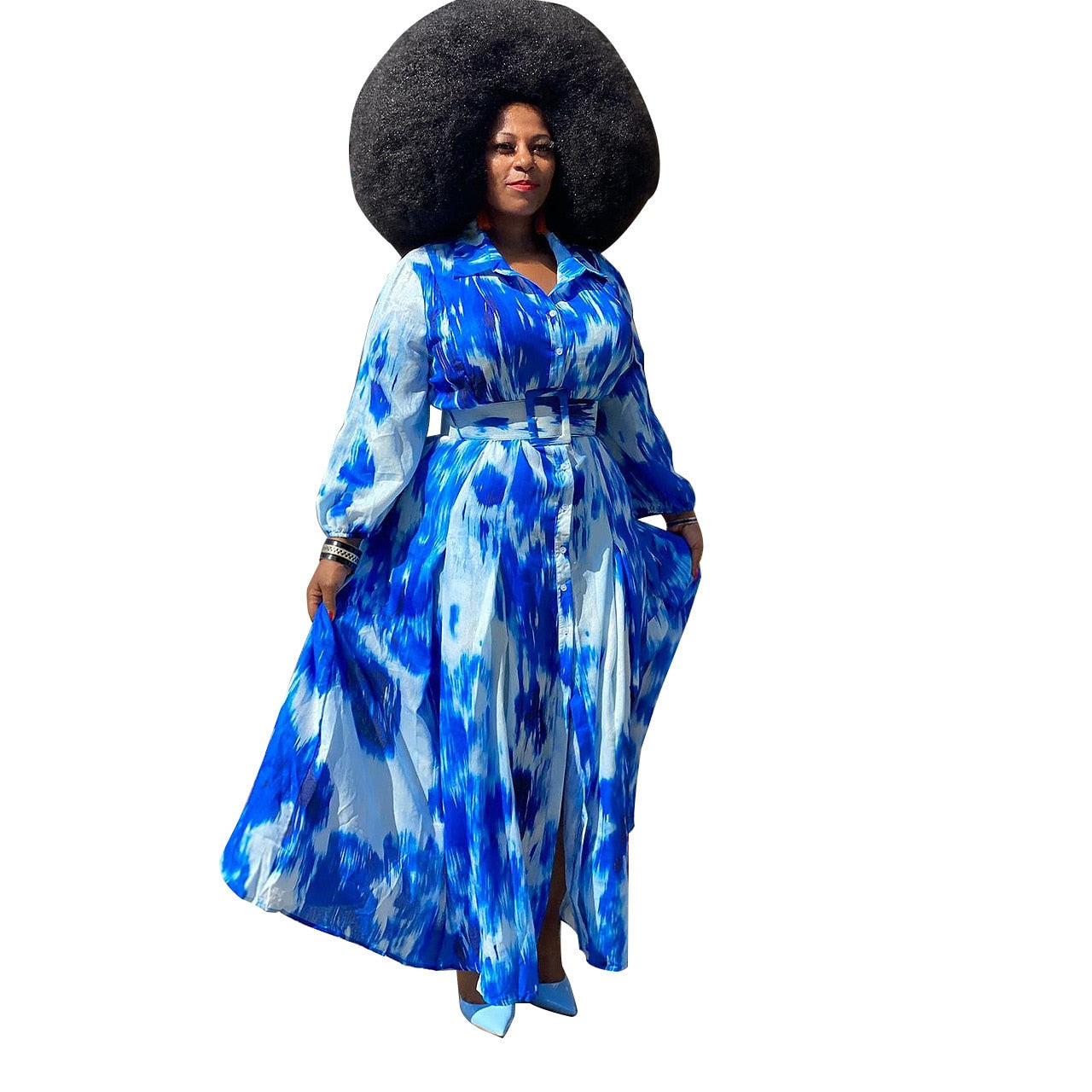 Plus Size Boho Maxi Dress