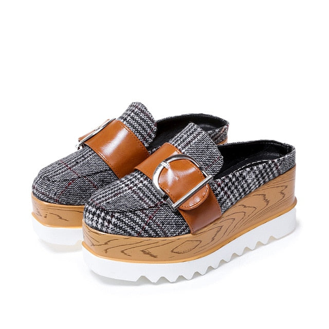 Platform Buckley Loafer Mule Shoes
