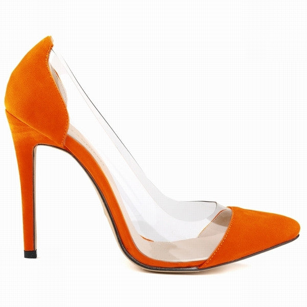 Velvet Pointed Toe Pumps