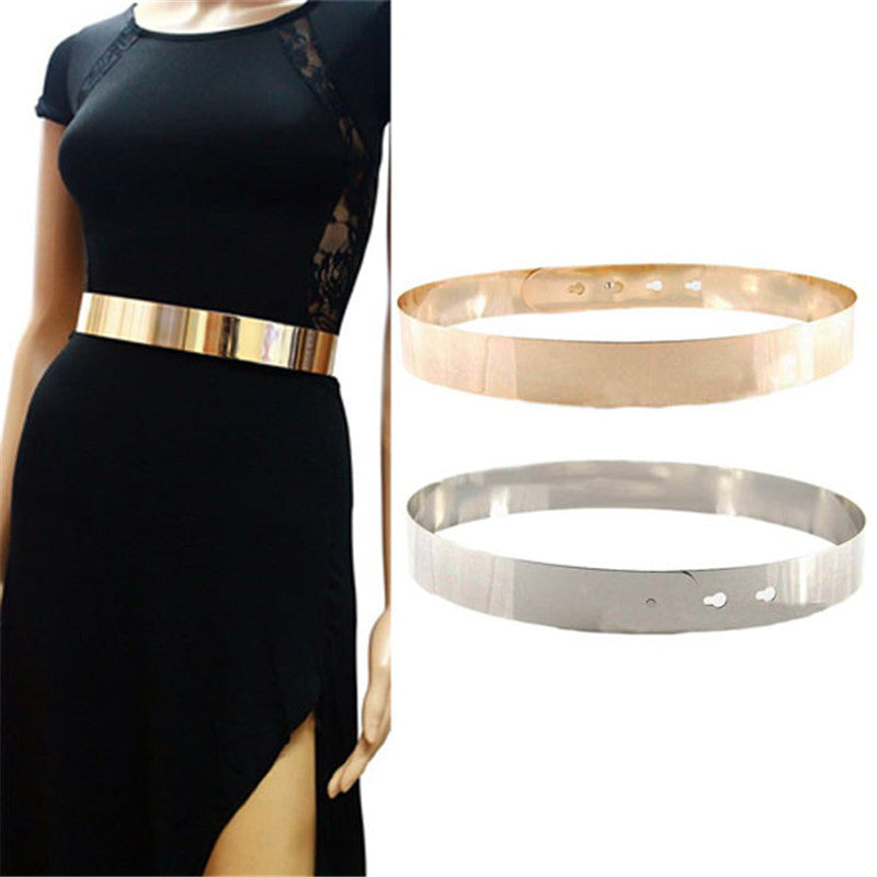 MIRROR FACE METAL WIDE BELT Accessories
