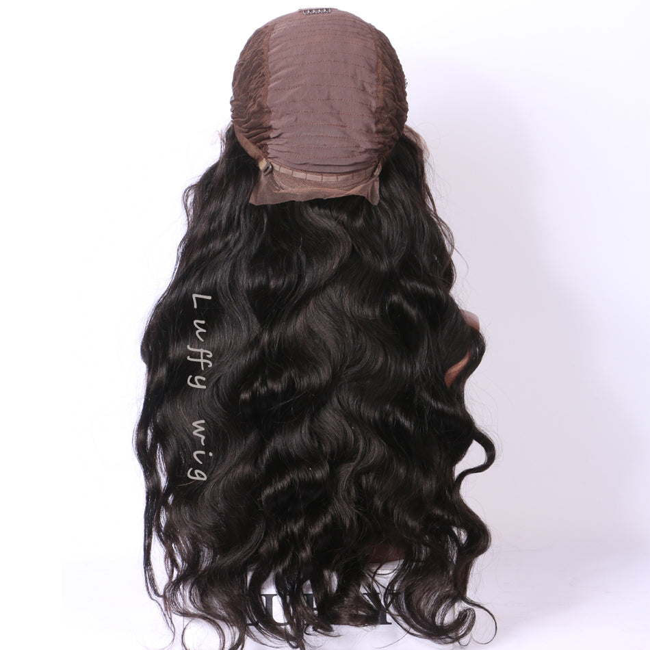 Body Wave Pre Plucked 80% Density Peruvian Lace Front Wig
