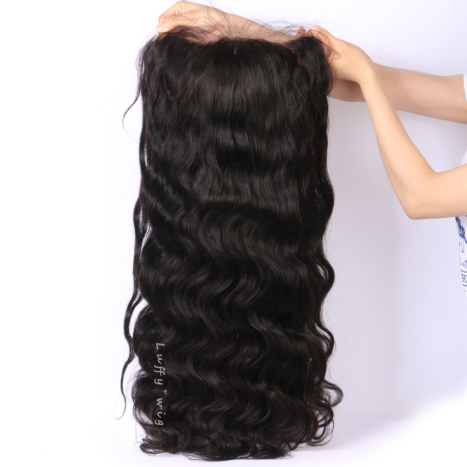 Body Wave Pre Plucked 80% Density Peruvian Lace Front Wig