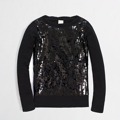 J.CREW SEQUIN FRONT T-SHIRT