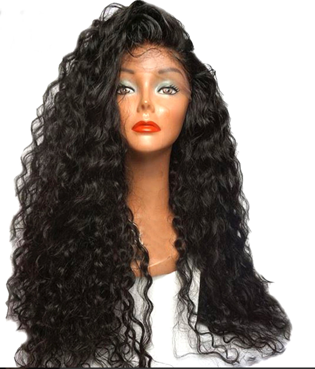 Lace Front Peruvian Kinky Curly Wig