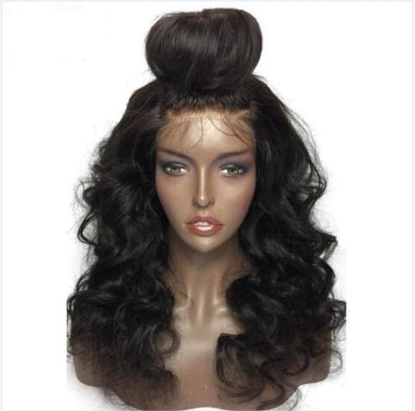 Brazilian Body Wave Lace Front Pre Plucked Natural Hairline Human Hair