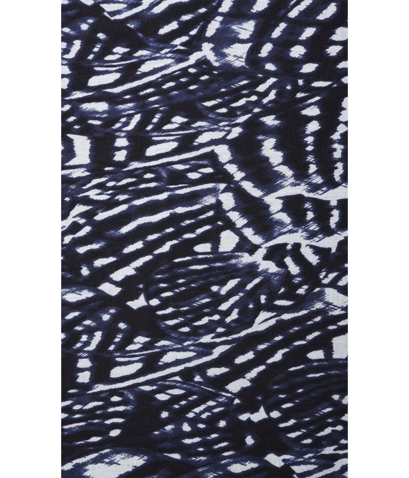 (D) Express knit Zebra Print Wrap Dress