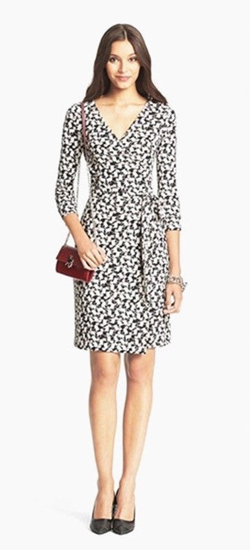 D Express knit Zebra Print Wrap Dress SNAG SHOP