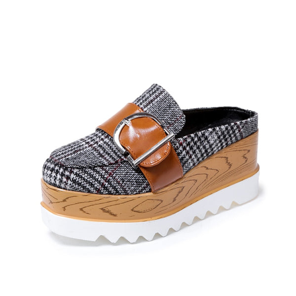 Platform Buckley Loafer Mule Shoes