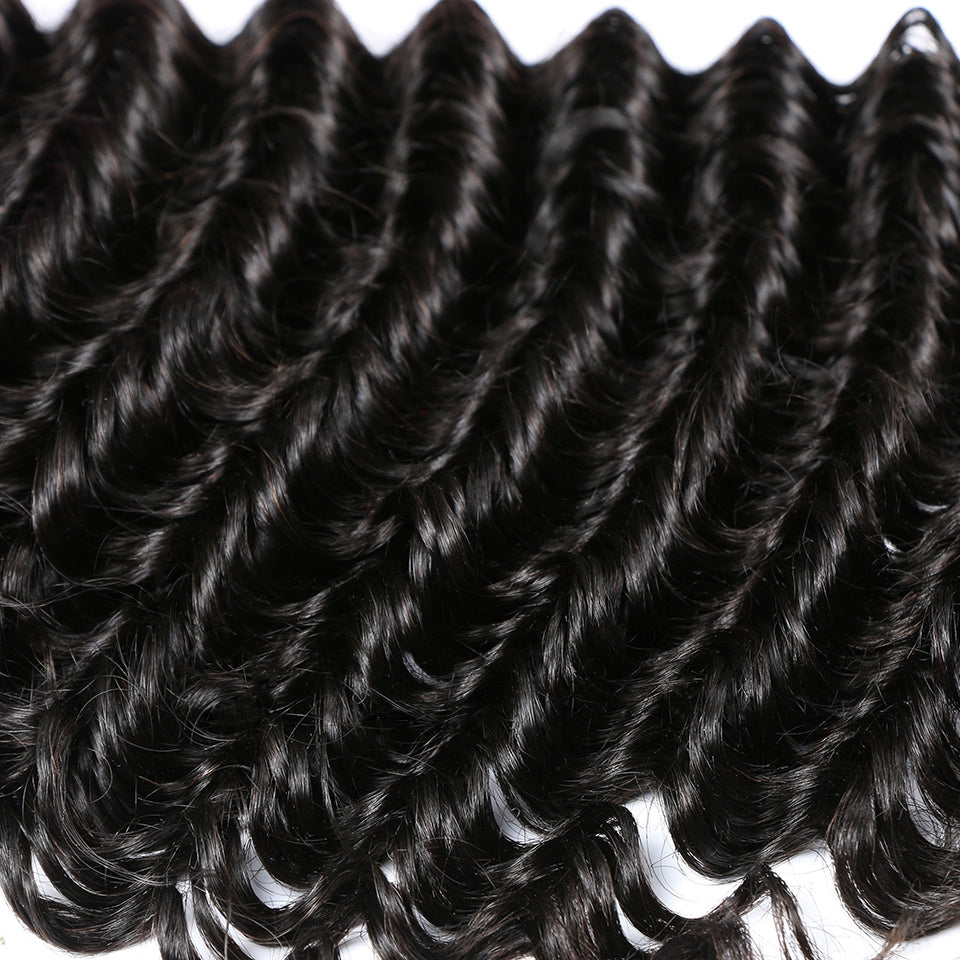 Brazilian  Deep Wave Weaving Hair Bundle Deal