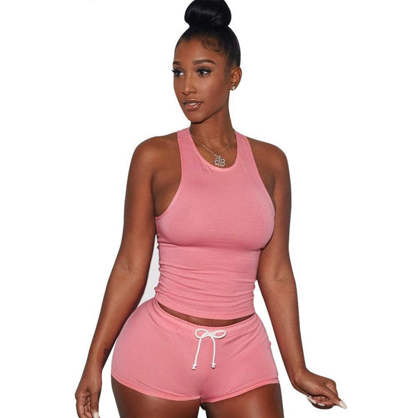 Playsuits Tank Top Short Set